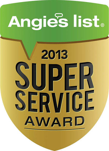 Angies list 2013 super service award